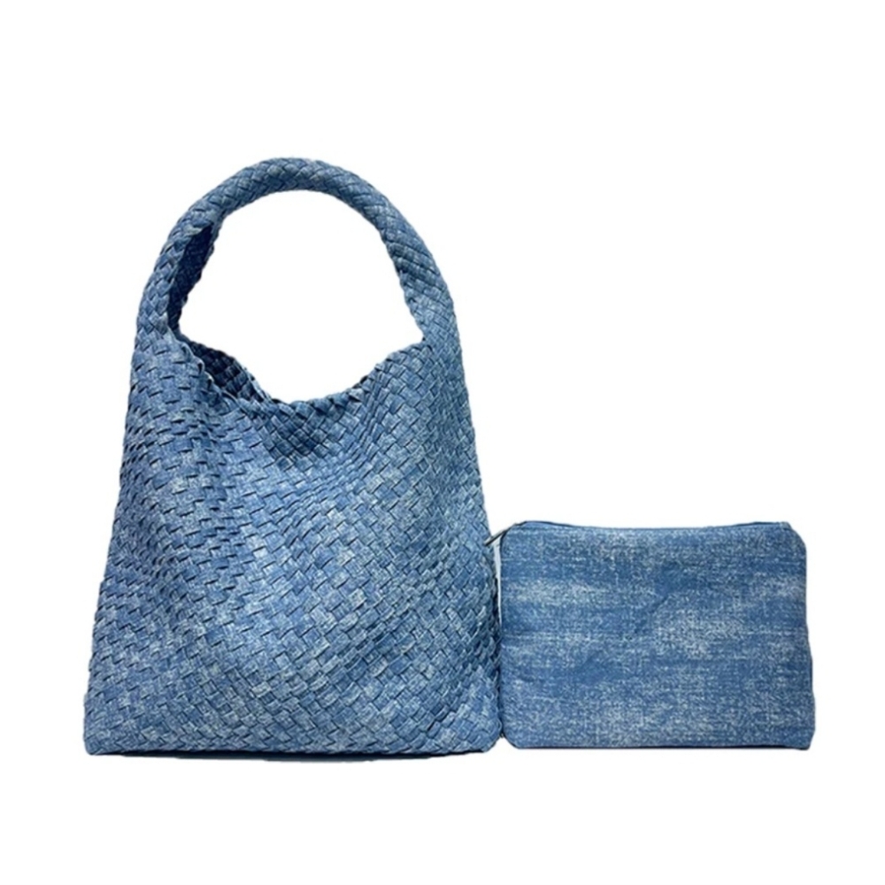 Denim Tote Bag - Picture 1 of 6
